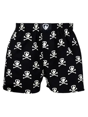 PÁNSKE TRENKY všitá guma EXCLUSIVE ALI - Pánske trenky REPRE4SC EXCLUSIVE ALI JOLLY ROGER - R2M-BOX-0622S - S