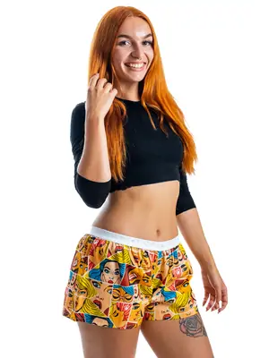 Dámské trenky - Dámske trenky REPRE4SC POP ART BABES - R2W-BOX-0714S - S