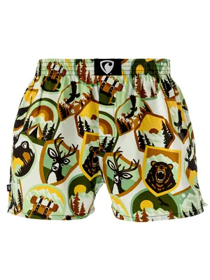 PÁNSKE TRENKY všitá guma EXCLUSIVE ALI - Pánske trenky REPRE4SC EXCLUSIVE ALI TRAPPER - R2M-BOX-0651S - S