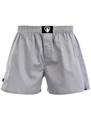 Pánské trenky všitá guma EXCLUSIVE ALI - Pánské trenky s všitou gumou REPRE4SC EXCLUSIVE ALI GREY - R3M-BOX-0627S - S
