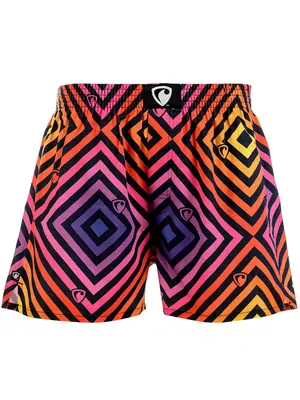 PÁNSKE TRENKY všitá guma EXCLUSIVE ALI - Pánske trenky REPRE4SC EXCLUSIVE ALI MAGIC LINES - R3M-BOX-0613S - S