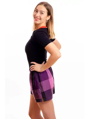 Ladies boxershorts with woven label BELLA - Women's boxer shorts Repre BELLA 23153 - R3W-BOX-0153S - S