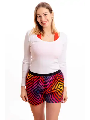 Dámské trenky - Dámské trenky s vytkávanou gumou REPRE4SC GIGI MAGIC LINES - R3W-BOX-0705L - L