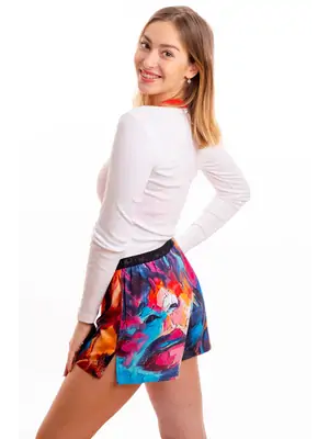 Ladies boxershorts - Women's boxer shorts Repre GIGI CURLY PROMISE - R3W-BOX-0706S - S