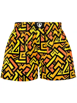 PÁNSKE TRENKY všitá guma EXCLUSIVE ALI - Pánske trenky REPRE4SC EXCLUSIVE ALI WALL PAINT - R3M-BOX-0606S - S