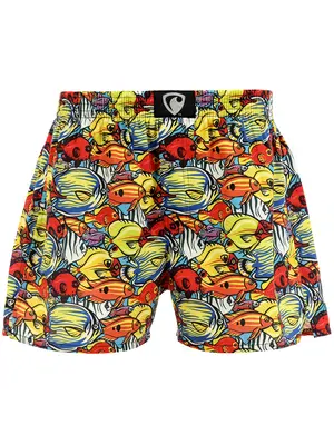 Pánské trenky všitá guma EXCLUSIVE ALI - Pánské trenky s všitou gumou REPRE4SC EXCLUSIVE ALI AQUARIUM TRAFFIC - R3M-BOX-0630S - S