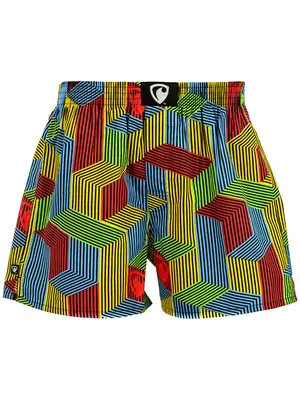 PÁNSKE TRENKY všitá guma EXCLUSIVE ALI - Pánske trenky REPRE4SC EXCLUSIVE ALI CUBEILLUSION - R3M-BOX-0640S - S