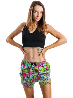 Dámské trenky všitá guma BELLA - Dámské trenky s všitou gumou REPRE4SC LADIES BELLA 99 LUFTBALONS - R3W-BOX-0616S - S