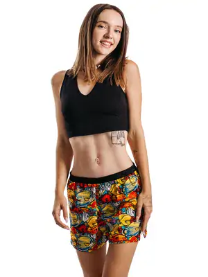 Dámske trenky vytkávaná guma GIGI - Dámske trenky Repre GIGI AQUARIUM TRAFFIC - R3W-BOX-0712S - S