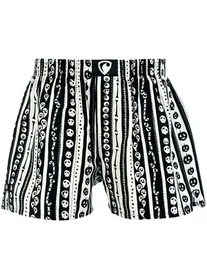 Pánské trenky všitá guma EXCLUSIVE ALI - Pánské trenky s všitou gumou REPRE4SC EXCLUSIVE ALI SPOOKY LINES - R3M-BOX-0634S - S