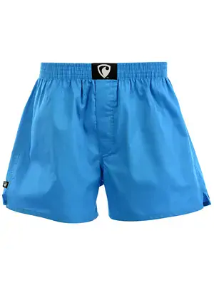 men's boxershorts with woven label EXCLUSIVE ALI - Men's boxer shorts REPRE4SC EXCLUSIVE ALI TURQUOISE - R3M-BOX-0648S - S