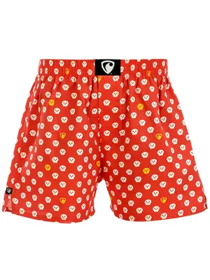 HERREN boxershorts mit eingenähtem Gummizug EXCLUSIVE ALI - Boxershorts für Männer REPRE4SC EXCLUSIVE ALI POLKA DOTSKULLS - R3M-BOX-0643S - S