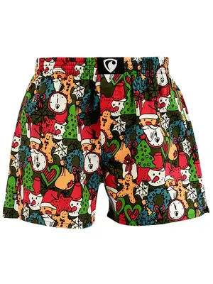 HERREN boxershorts mit eingenähtem Gummizug EXCLUSIVE ALI - Boxershorts für Männer REPRE4SC EXCLUSIVE ALI CHRISTMAS TIME - R3M-BOX-0629S - S