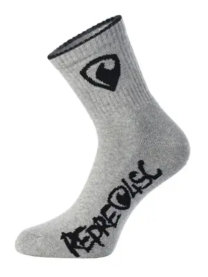 Ponožky dlouhé - Dlouhé ponožky REPRE4SC LONG GREY - R3A-SOC-030337 - S