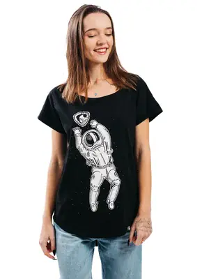T-SHIRTS FÜR DAMEN - Kurzarm T-shirt für Frauen REPRE4SC SPACE GAMES - R3W-TSS-1401XL - XL