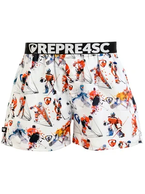 HERREN boxershorts mit elastischem Bund EXCLUSIVE MIKE - Boxershorts für Männer REPRE4SC EXCLUSIVE MIKE WE ARE THE CHAMPIONS - R4M-BOX-0710S - S