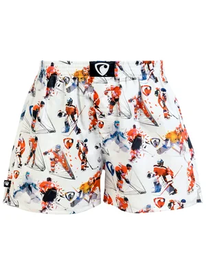 men's boxershorts with woven label EXCLUSIVE ALI - Men's boxer shorts REPRE4SC EXCLUSIVE ALI WE ARE THE CHAMPIONS - R4M-BOX-0610S - S