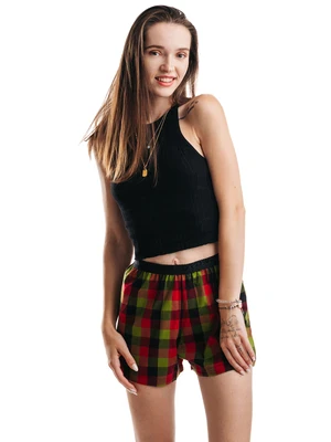 Damen boxershorts mit elastischem Bund GIGI - Dámské trenky s vytkávanou gumou REPRE4SC LADIES GIGI 23267 - R3W-BOX-0267S - S