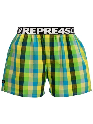 Pánské trenky s vytkávanou gumou CLASSIC MIKE - Pánske trenky REPRE4SC CLASSIC MIKE 23266 - R3M-BOX-0266S - S