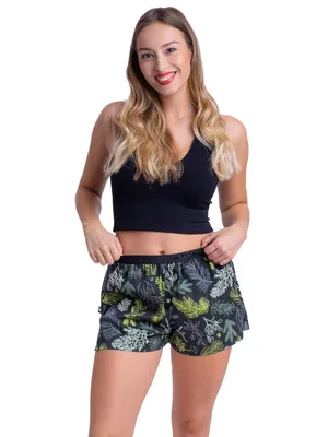 Dámské trenky vytkávaná guma GIGI - Dámské trenky s vytkávanou gumou REPRE4SC LADIES GIGI PRICKLY TREETOP - R4W-BOX-0724S - S