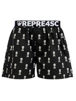 Pánské trenky s vytkávanou gumou EXCLUSIVE MIKE - Pánské trenky s vytkávanou gumou REPRE4SC EXCLUSIVE MIKE LUFTPIRATEN - R4M-BOX-0725S - S