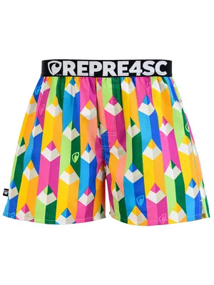 HERREN boxershorts mit elastischem Bund EXCLUSIVE MIKE - Boxershorts für Männer REPRE4SC EXCLUSIVE MIKE PASTEL UP! - R4M-BOX-0726S - S