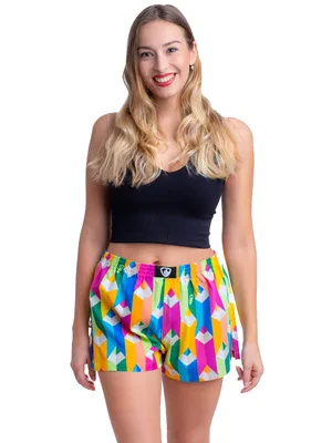 Dámské trenky všitá guma BELLA - Dámské trenky s všitou gumou REPRE4SC LADIES BELLA PASTEL UP! - R4W-BOX-0626S - S