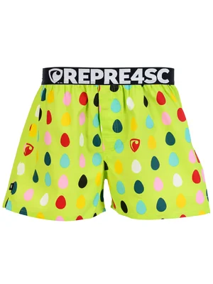 men's boxershorts with Elastic waistband EXCLUSIVE MIKE - Men's boxer shorts REPRE4SC EXCLUSIVE MIKE PERFECT EGGS - R5M-BOX-0703S - S