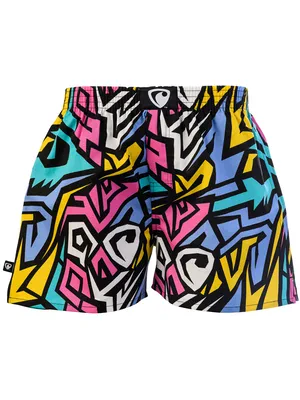 men's boxershorts with woven label EXCLUSIVE ALI - Men's boxer shorts REPRE4SC EXCLUSIVE ALI HI-TEC CHARACTER - R5M-BOX-0609S - S