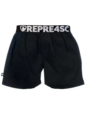 men's boxershorts with Elastic waistband EXCLUSIVE MIKE - Men's boxer shorts REPRE4SC EXCLUSIVE MIKE BLACK - R5M-BOX-0710S - S