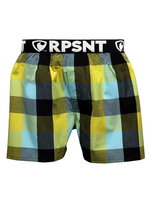 Pánské trenky s vytkávanou gumou CLASSIC MIKE - Pánske trenky REPRE4SC EXCLUSIVE MIKE 23262 - R3M-BOX-0262S - S