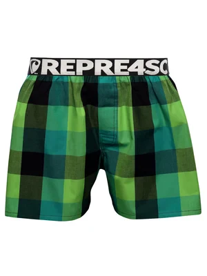 Pánské trenky s vytkávanou gumou CLASSIC MIKE - Pánské trenky s vytkávanou gumou REPRE4SC CLASSIC MIKE 23263 - R3M-BOX-0263S - S