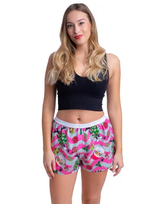 Ladies boxershorts with elastic waistband GIGI - Women's boxer shorts REPRE4SC GIGI FUNKY VIBES - R4W-BOX-0722S - S