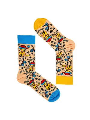 Ponožky Graphix - Dlouhé ponožky REPRE4SC GRAPHIX FLUFFY FELLOW - R4A-SOC-060337 - S