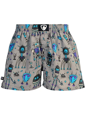 Pánské trenky Exclusive - Pánské trenky s všitou gumou REPRE4SC EXCLUSIVE ALI WE ARE THE ROBOTS - R6M-BOX-0621S - S