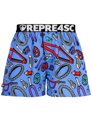 Pánské trenky Exclusive - Pánské trenky s vytkávanou gumou REPRE4SC EXCLUSIVE MIKE BMX SHOP - R6M-BOX-0713S - S
