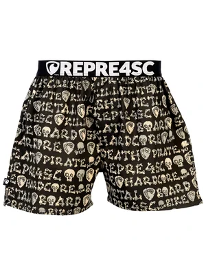 Pánské trenky s vytkávanou gumou EXCLUSIVE MIKE - Pánske trenky REPRE4SC EXCLUSIVE MIKE BONES SPEAK - R6M-BOX-0714S - S