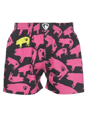 HERREN boxershorts mit eingenähtem Gummizug EXCLUSIVE ALI - Boxershorts für Männer REPRE4SC EXCLUSIVE ALI PIG FARM - R7M-BOX-0635S - S