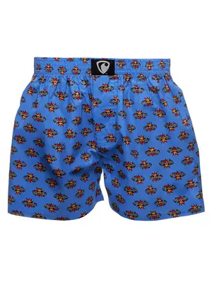 men's boxershorts with woven label EXCLUSIVE ALI - Men's boxer shorts REPRE4SC EXCLUSIVE ALI POLICE CRASH - R7M-BOX-0645S - S