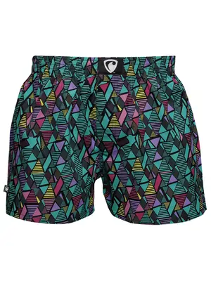 Pánské trenky všitá guma EXCLUSIVE ALI - Pánské trenky s všitou gumou REPRE4SC EXCLUSIVE ALI REFRACTION - R8M-BOX-0603S - S