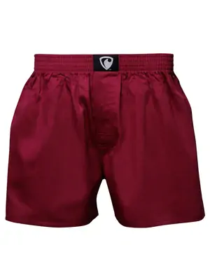 Pánské trenky všitá guma EXCLUSIVE ALI - Pánské trenky s všitou gumou REPRE4SC EXCLUSIVE ALI BORDO - R8M-BOX-0613S - S