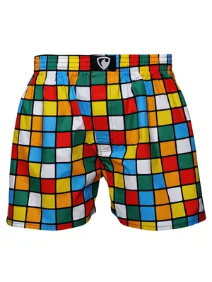 PÁNSKE TRENKY všitá guma EXCLUSIVE ALI - Pánske trenky REPRE4SC EXCLUSIVE ALI RUBIK - R8M-BOX-0615S - S