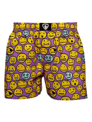 HERREN boxershorts mit eingenähtem Gummizug EXCLUSIVE ALI - Boxershorts für Männer REPRE4SC EXCLUSIVE ALI EMOJI - R8M-BOX-0619S - S