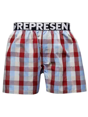Pánské trenky s vytkávanou gumou CLASSIC MIKE - Pánske trenky REPRE4SC CLASSIC MIKE 19205 - R9M-BOX-0205S - S