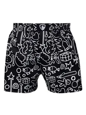 men's boxershorts with woven label EXCLUSIVE ALI - Men's boxer shorts REPRE4SC EXCLUSIVE ALI X-MESS - R9M-BOX-0614S - S