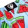 men's boxershorts with woven label EXCLUSIVE ALI - Men's boxer shorts REPRE4SC EXCLUSIVE ALI MELONS - R1M-BOX-0651S - S