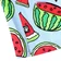 men's boxershorts with woven label EXCLUSIVE ALI - Men's boxer shorts REPRE4SC EXCLUSIVE ALI MELONS - R1M-BOX-0651S - S