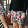 men's boxershorts with woven label EXCLUSIVE ALI - Men's boxer shorts REPRE4SC EXCLUSIVE ALI MELONS - R1M-BOX-0651S - S