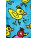 Dámské trenky - Dámské trenky s vytkávanou gumou REPRE4SC HAPPY DUCKS - R1W-BOX-0750L - L