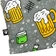 men's boxershorts with woven label EXCLUSIVE ALI - Men's boxer shorts REPRE4SC EXCLUSIVE ALI OCTOBER FEST - R2M-BOX-0635M - M